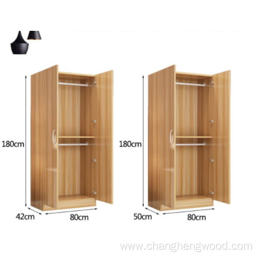 Simple design practicle 2 door wardrobe